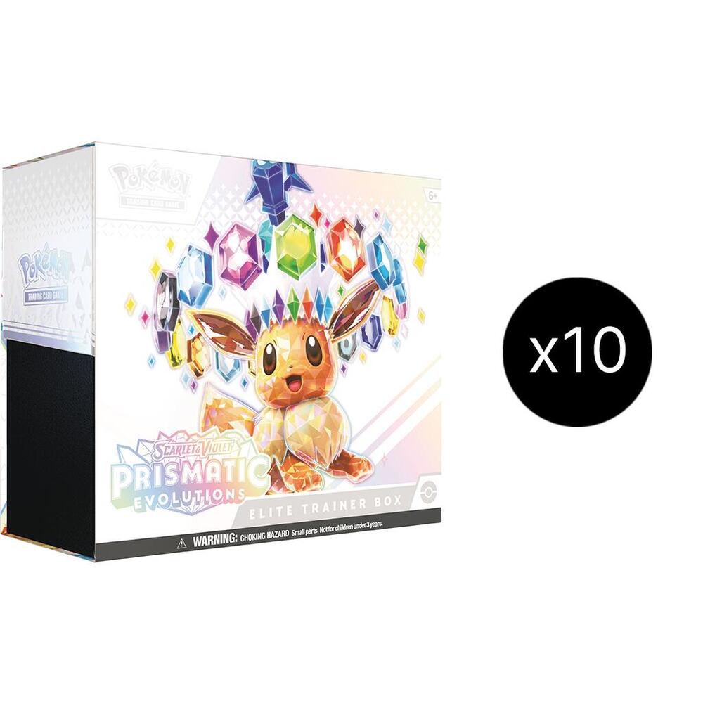 Prismatic Evolutions Elite Trainer Box Case - SV: Prismatic Evolutions